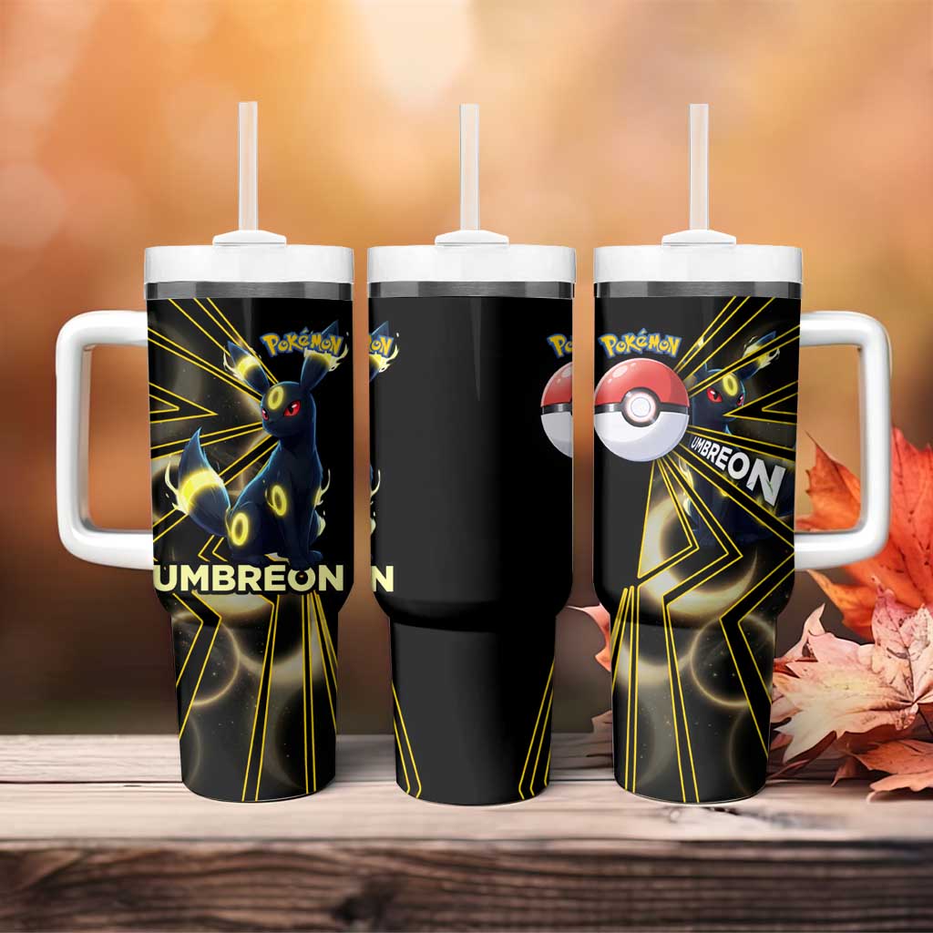 Umbreon Poké Tumbler With Handle Lunar Eclipse Comic Style
