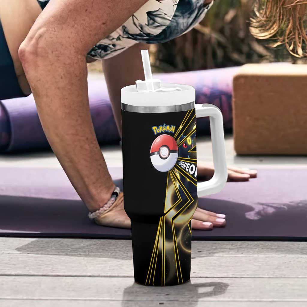 Umbreon Poké Tumbler With Handle Lunar Eclipse Comic Style