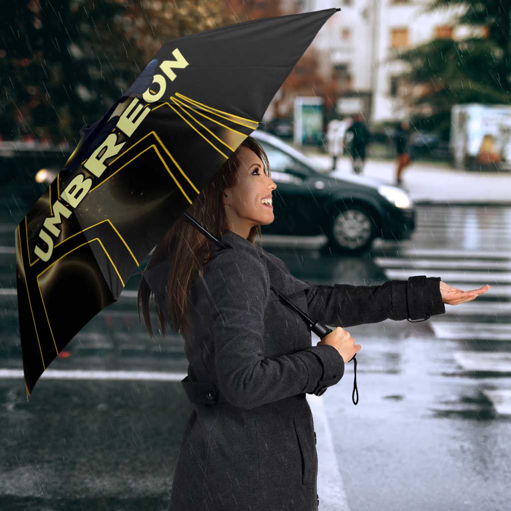 Umbreon Poké Umbrella Lunar Eclipse Comic Style