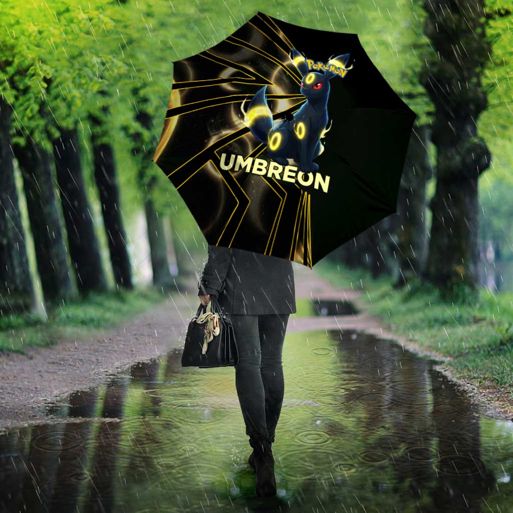 Umbreon Poké Umbrella Lunar Eclipse Comic Style
