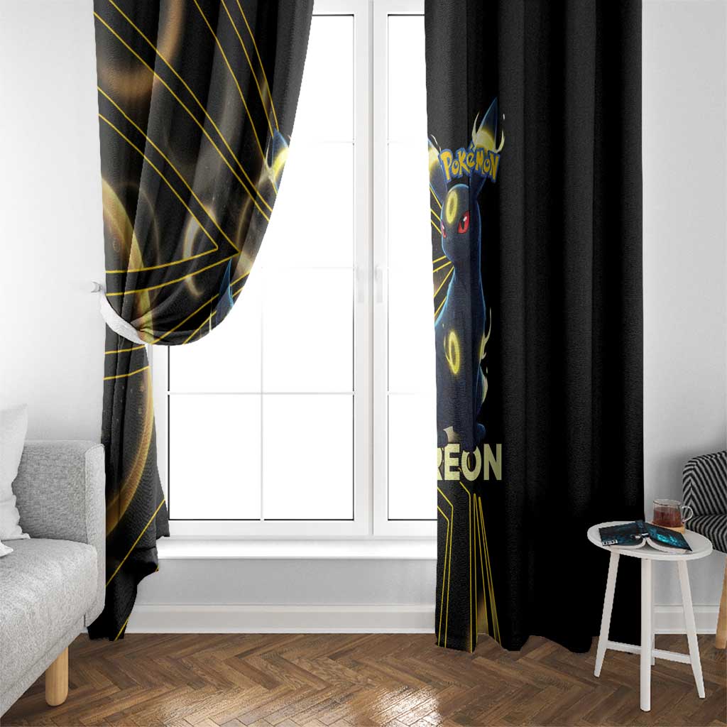 Umbreon Poké Window Curtain Lunar Eclipse Comic Style