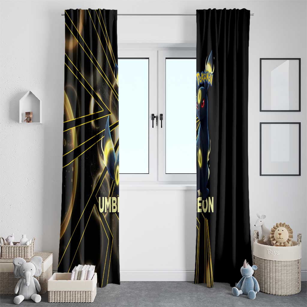 Umbreon Poké Window Curtain Lunar Eclipse Comic Style