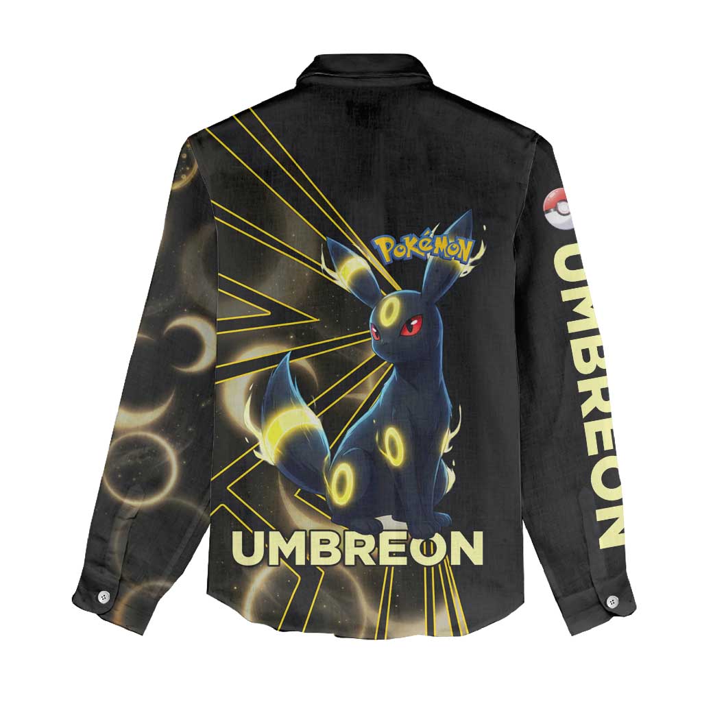 Umbreon Poké Women Casual Shirt Lunar Eclipse Comic Style