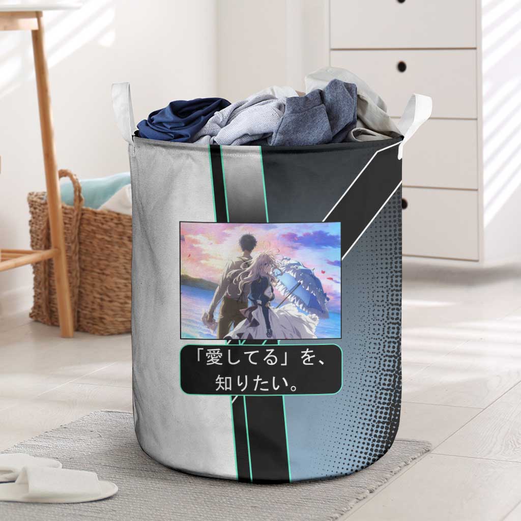 Violet Evergarden Laundry Basket Emotional Anime Romanticism Style
