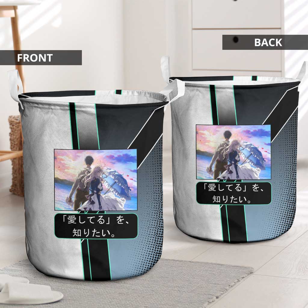 Violet Evergarden Laundry Basket Emotional Anime Romanticism Style