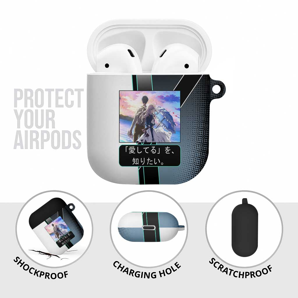 Violet Evergarden AirPods Case Emotional Anime Romanticism Style