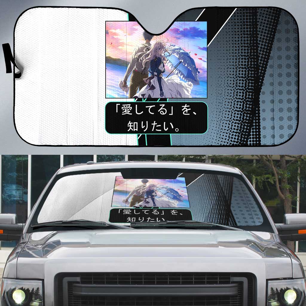 Violet Evergarden Auto Sun Shade Emotional Anime Romanticism Style