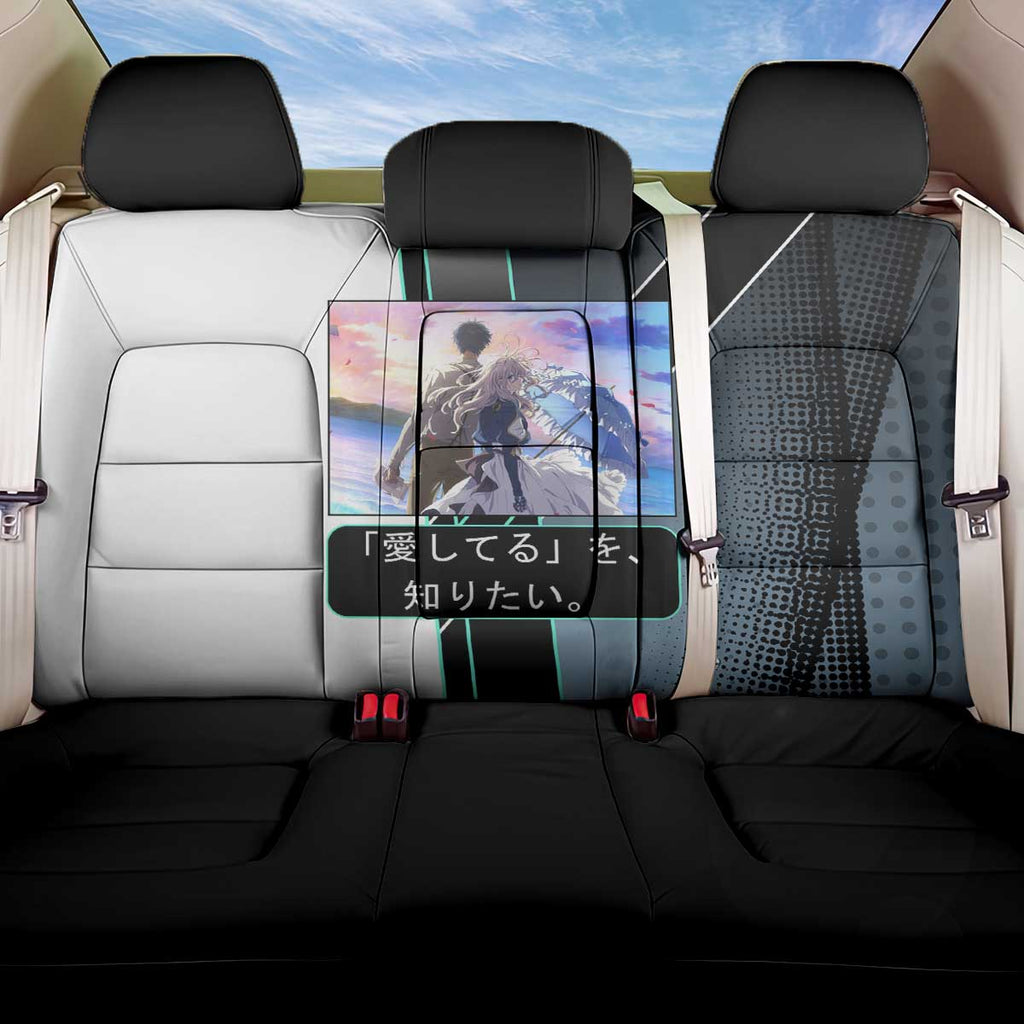Violet Evergarden Back Car Seat Cover Emotional Anime Romanticism Style