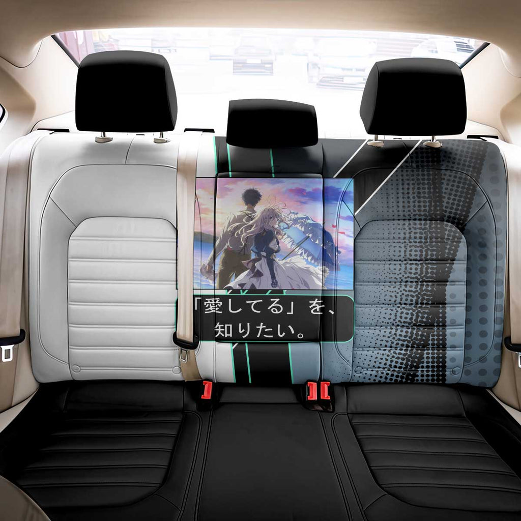 Violet Evergarden Back Car Seat Cover Emotional Anime Romanticism Style