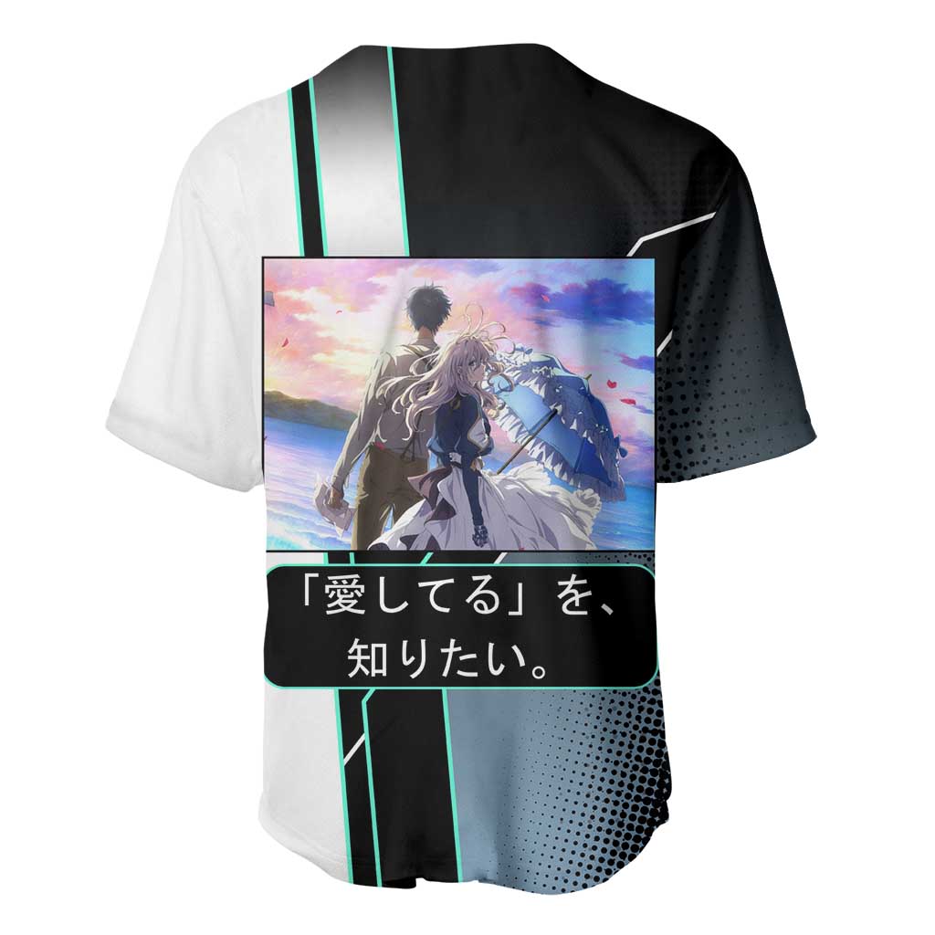 Violet Evergarden Baseball Jersey Emotional Anime Romanticism Style