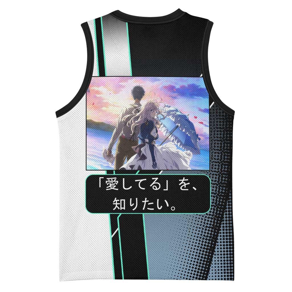 Violet Evergarden Basketball Jersey Emotional Anime Romanticism Style