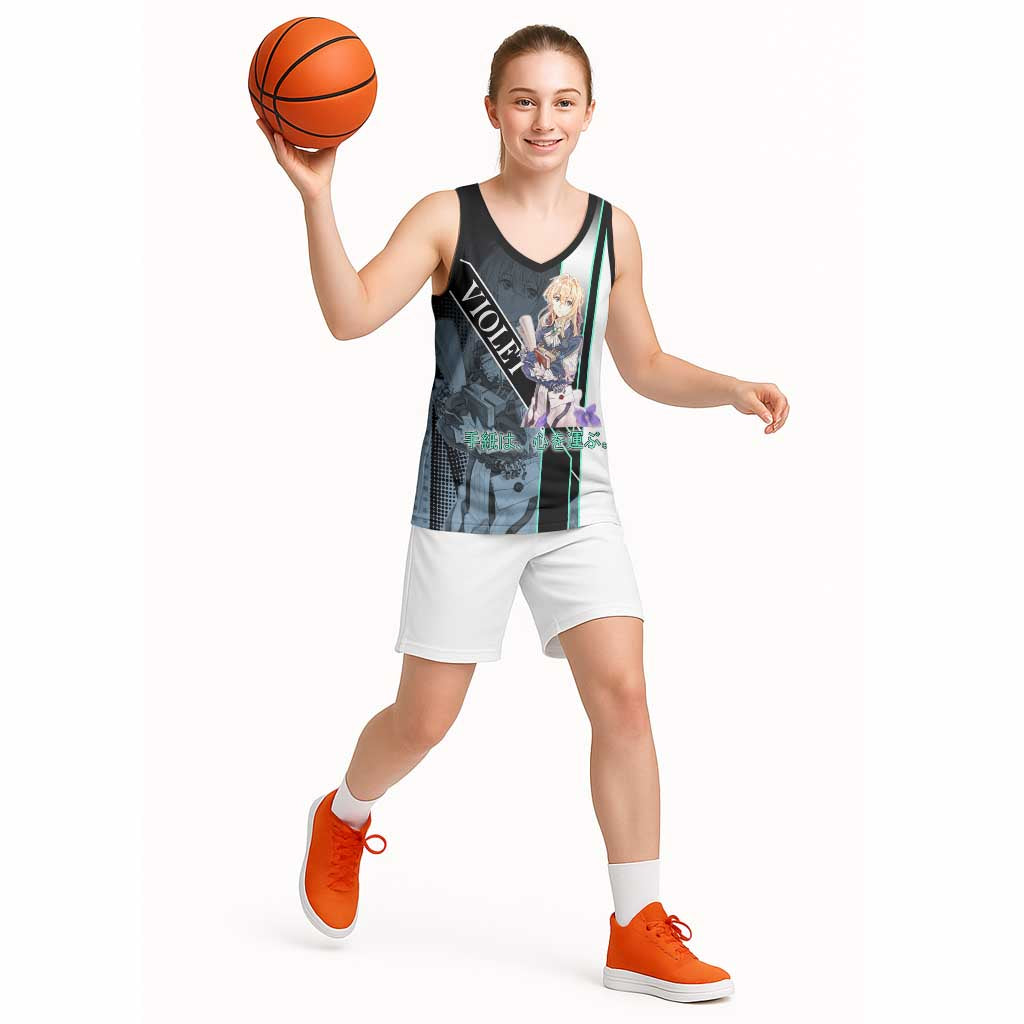 Violet Evergarden Basketball Jersey Emotional Anime Romanticism Style