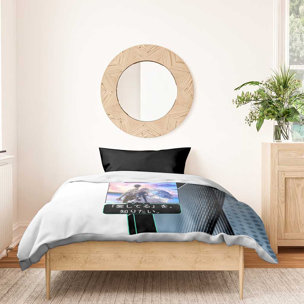Violet Evergarden Bedding Set Emotional Anime Romanticism Style