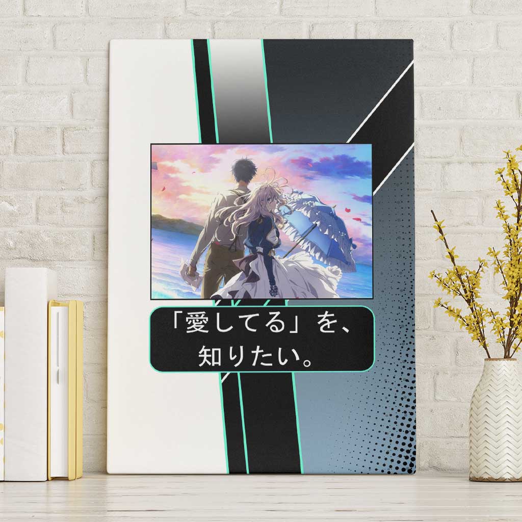 Violet Evergarden Canvas Wall Art Emotional Anime Romanticism Style