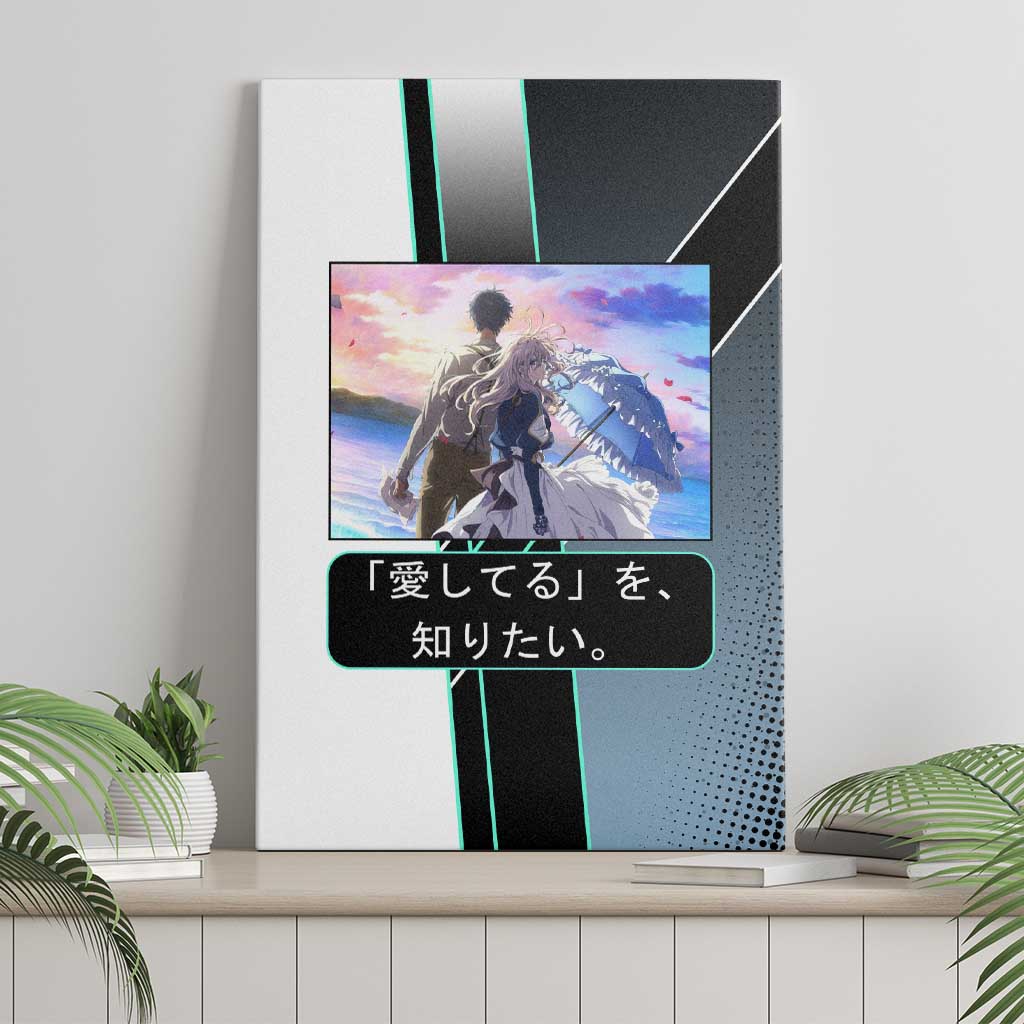 Violet Evergarden Canvas Wall Art Emotional Anime Romanticism Style