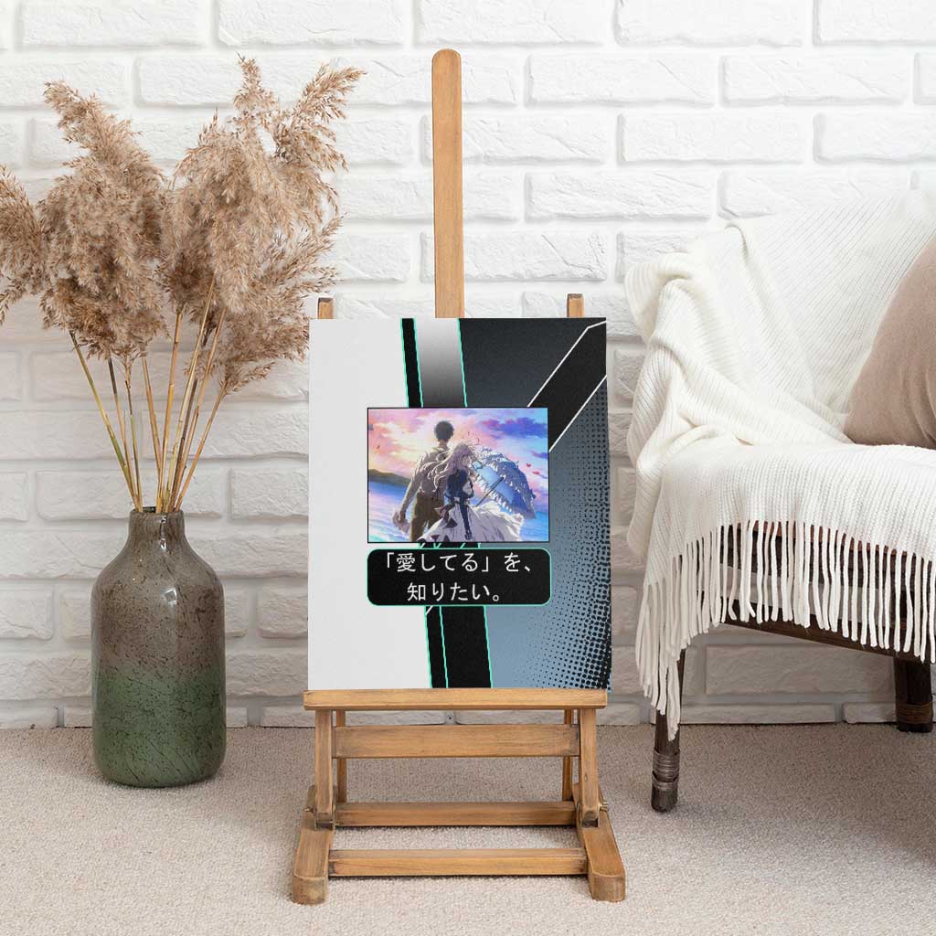 Violet Evergarden Canvas Wall Art Emotional Anime Romanticism Style