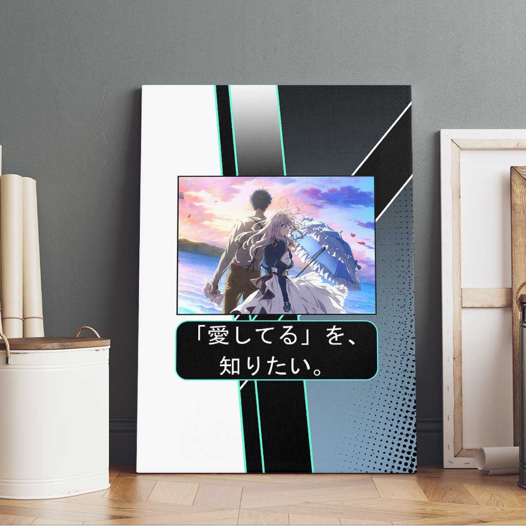 Violet Evergarden Canvas Wall Art Emotional Anime Romanticism Style