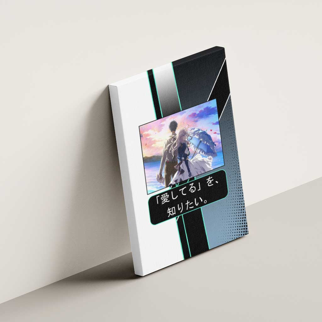 Violet Evergarden Canvas Wall Art Emotional Anime Romanticism Style