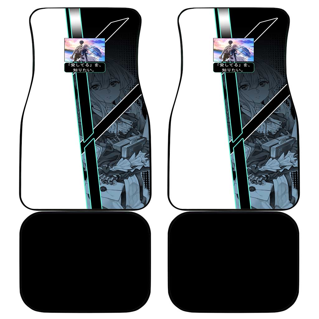Violet Evergarden Car Mats Emotional Anime Romanticism Style