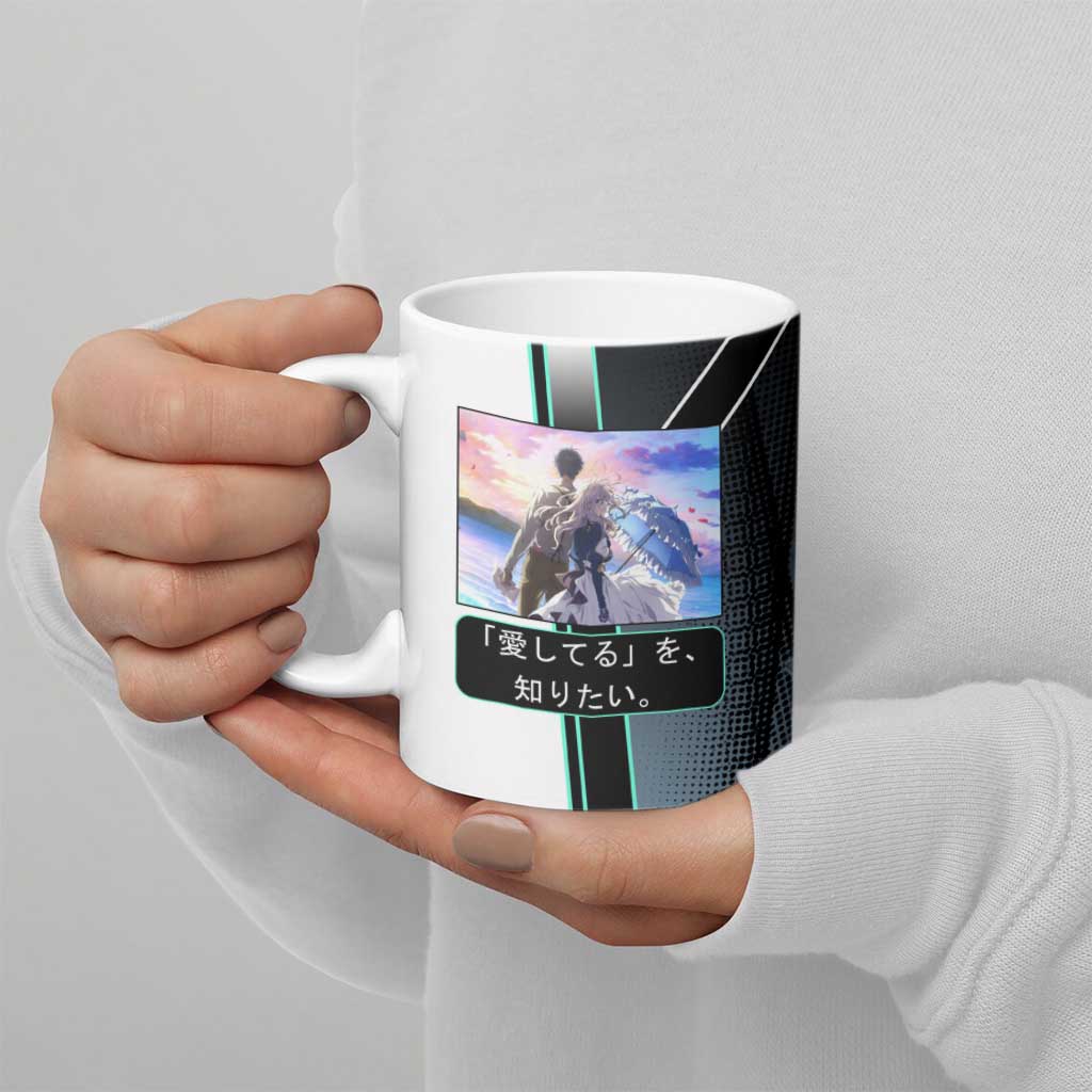 Violet Evergarden Ceramic Mug Emotional Anime Romanticism Style