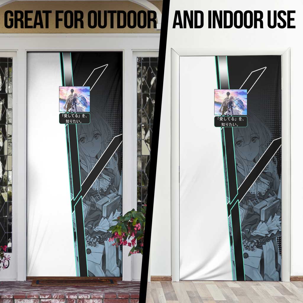 Violet Evergarden Door Cover Emotional Anime Romanticism Style