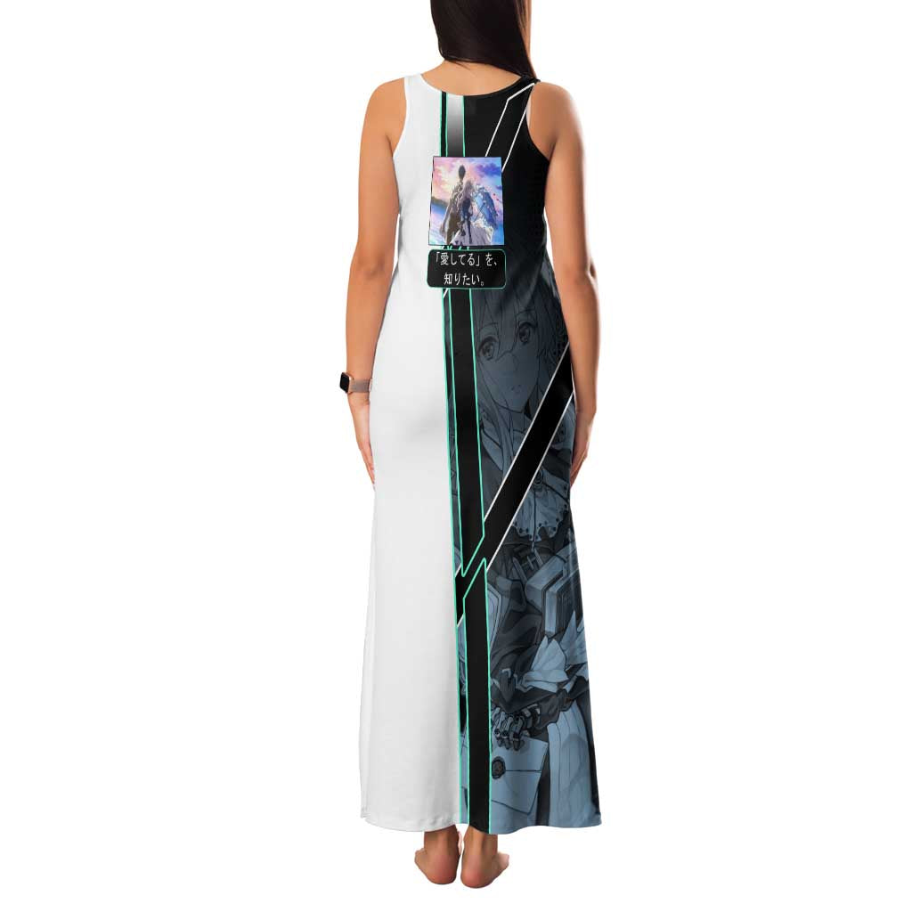 Violet Evergarden Family Matching Tank Maxi Dress and Hawaiian Shirt Emotional Anime Romanticism Style