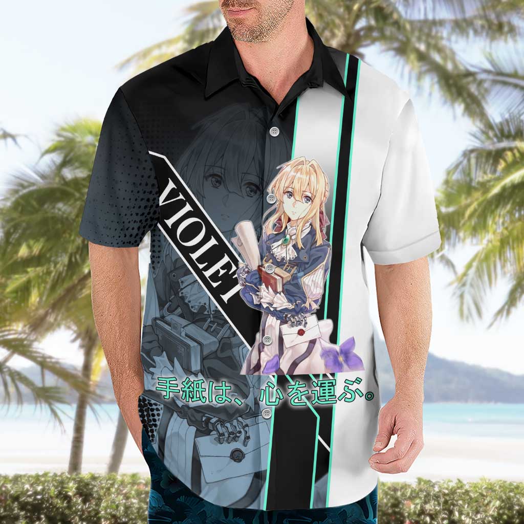 Violet Evergarden Hawaiian Shirt Emotional Anime Romanticism Style
