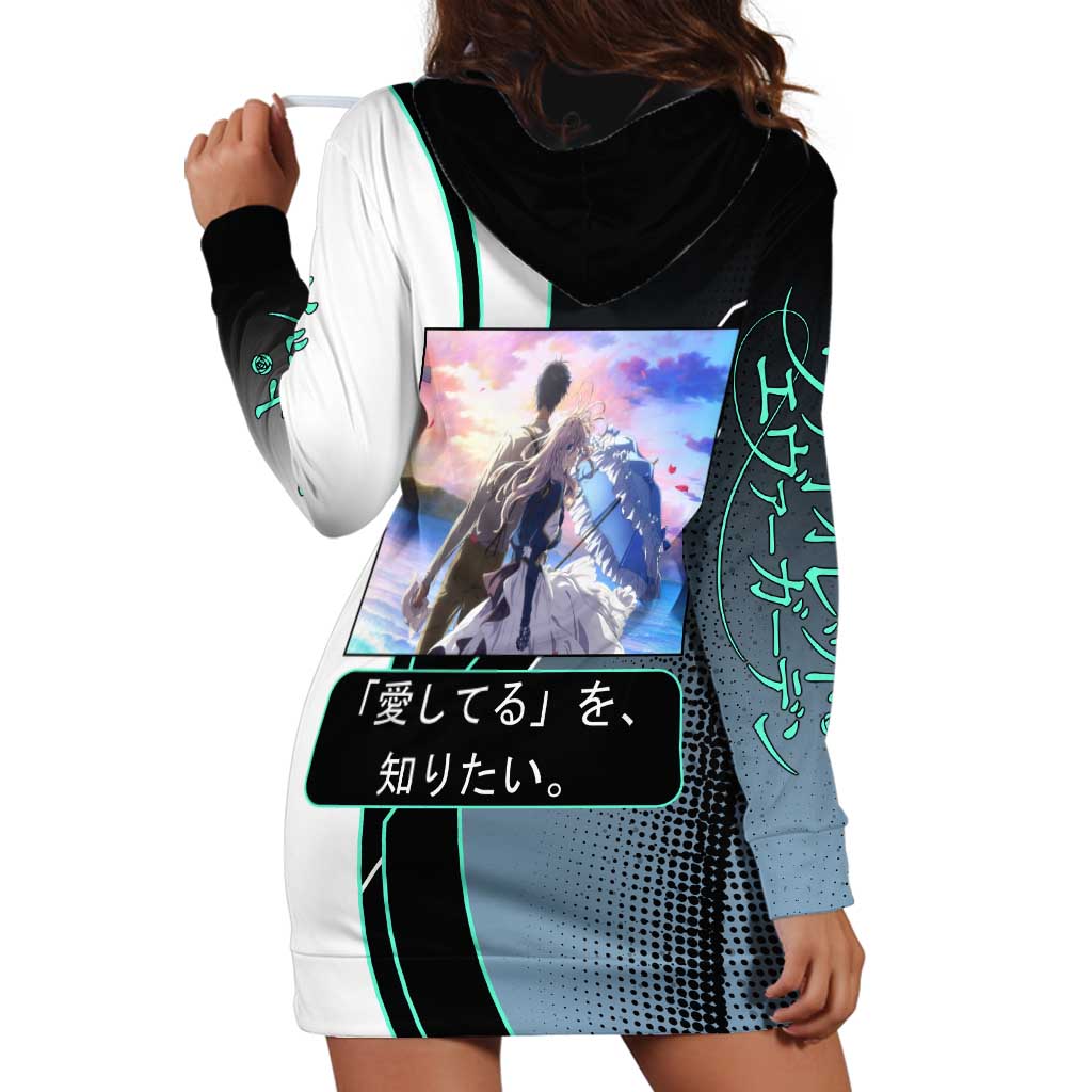 Violet Evergarden Hoodie Dress Emotional Anime Romanticism Style