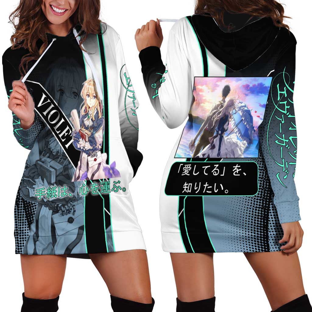 Violet Evergarden Hoodie Dress Emotional Anime Romanticism Style