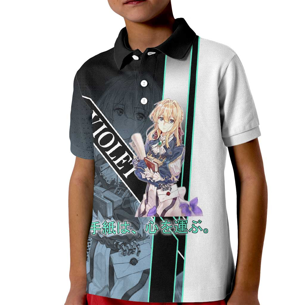 Violet Evergarden Kid Polo Shirt Emotional Anime Romanticism Style