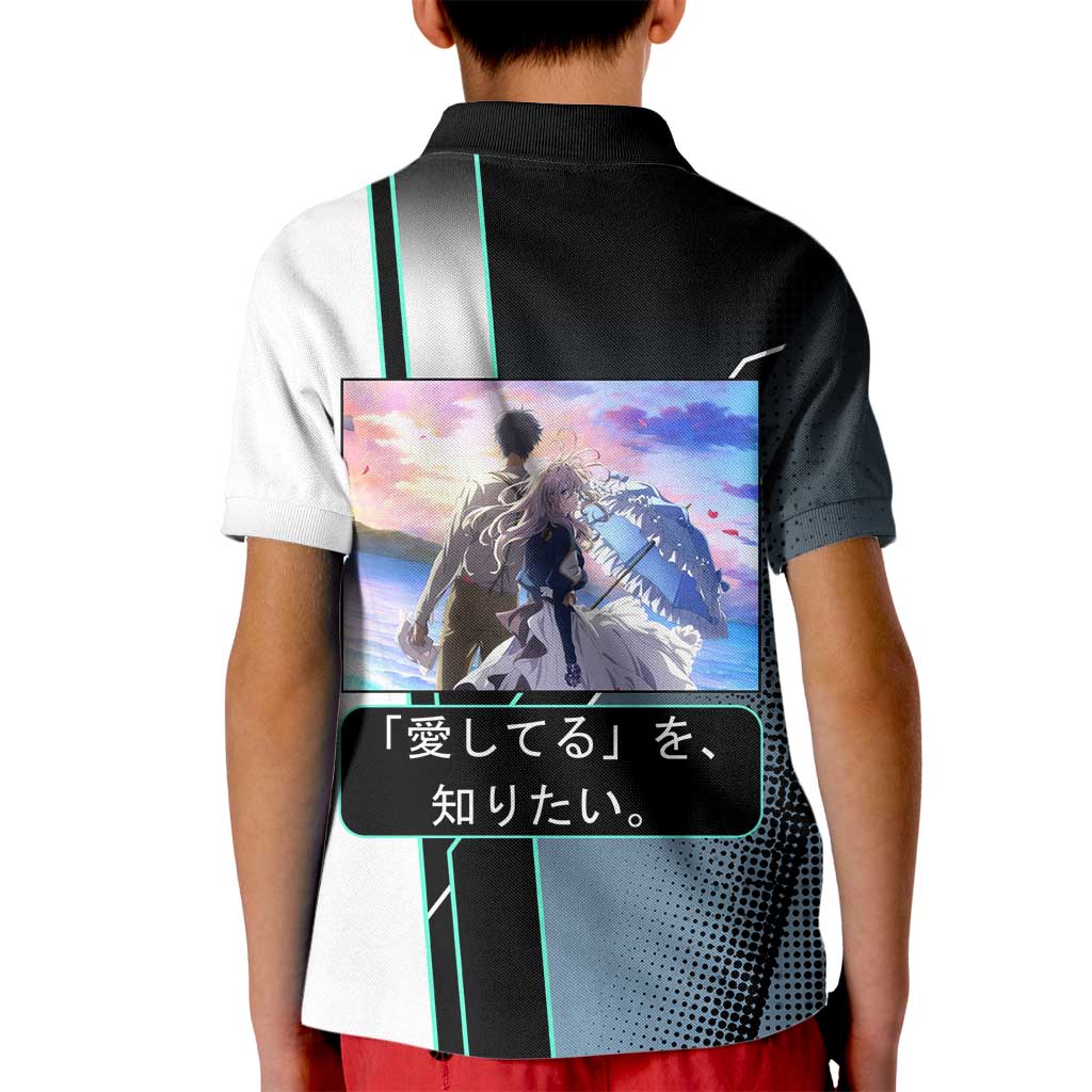 Violet Evergarden Kid Polo Shirt Emotional Anime Romanticism Style