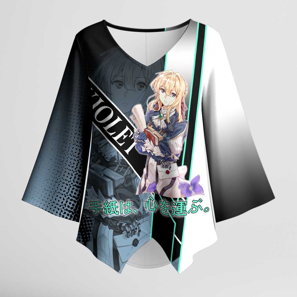 Violet Evergarden Kimono Sleeve Blouse Emotional Anime Romanticism Style