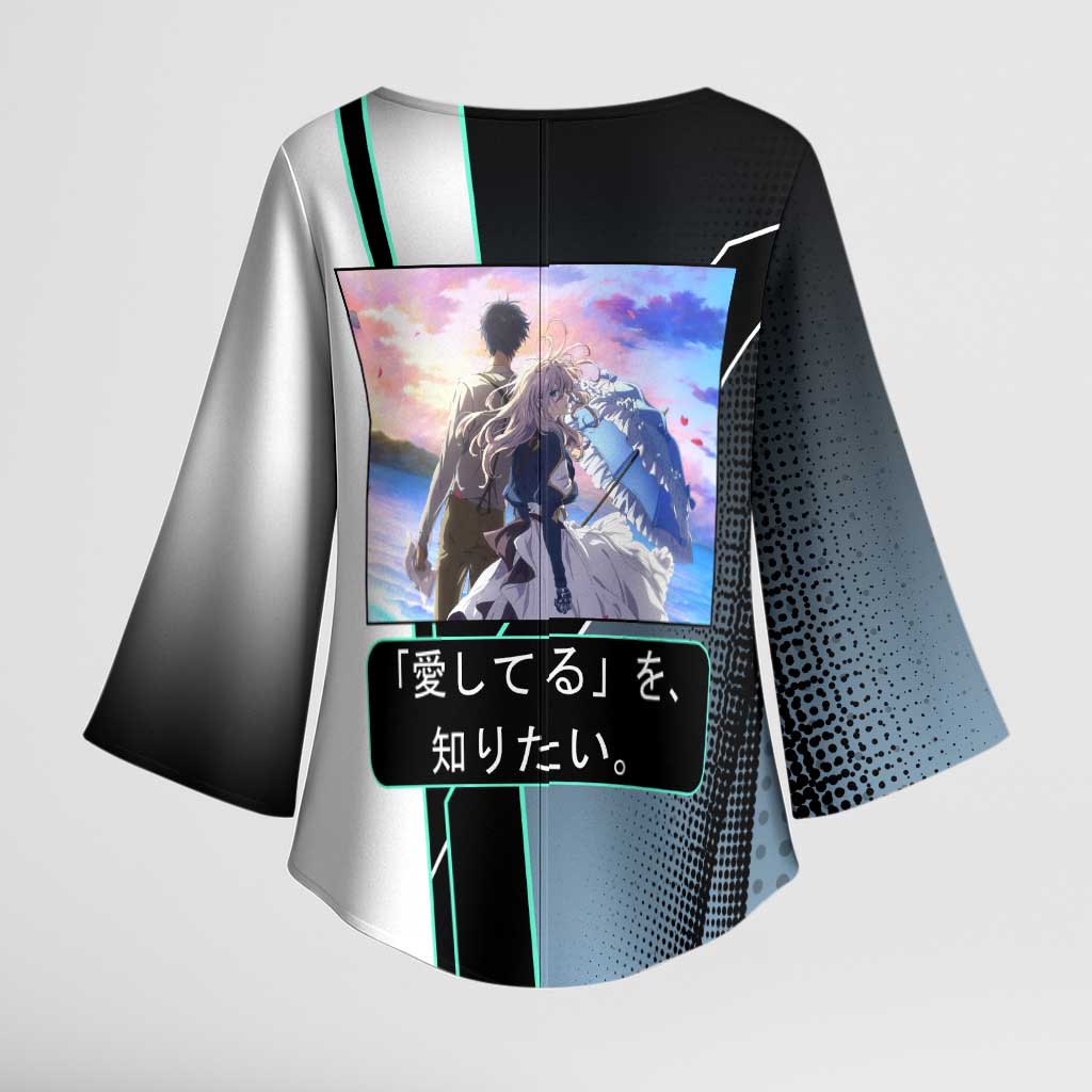 Violet Evergarden Kimono Sleeve Blouse Emotional Anime Romanticism Style