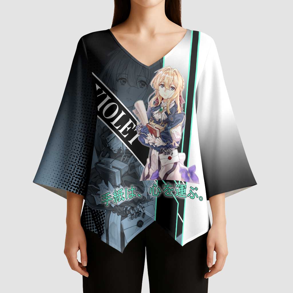 Violet Evergarden Kimono Sleeve Blouse Emotional Anime Romanticism Style