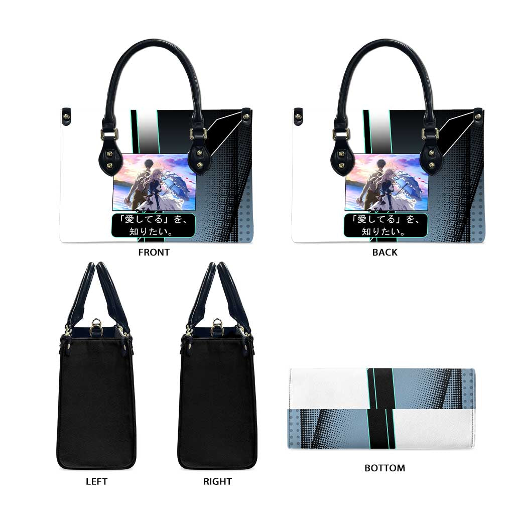 Violet Evergarden Leather Bag Emotional Anime Romanticism Style