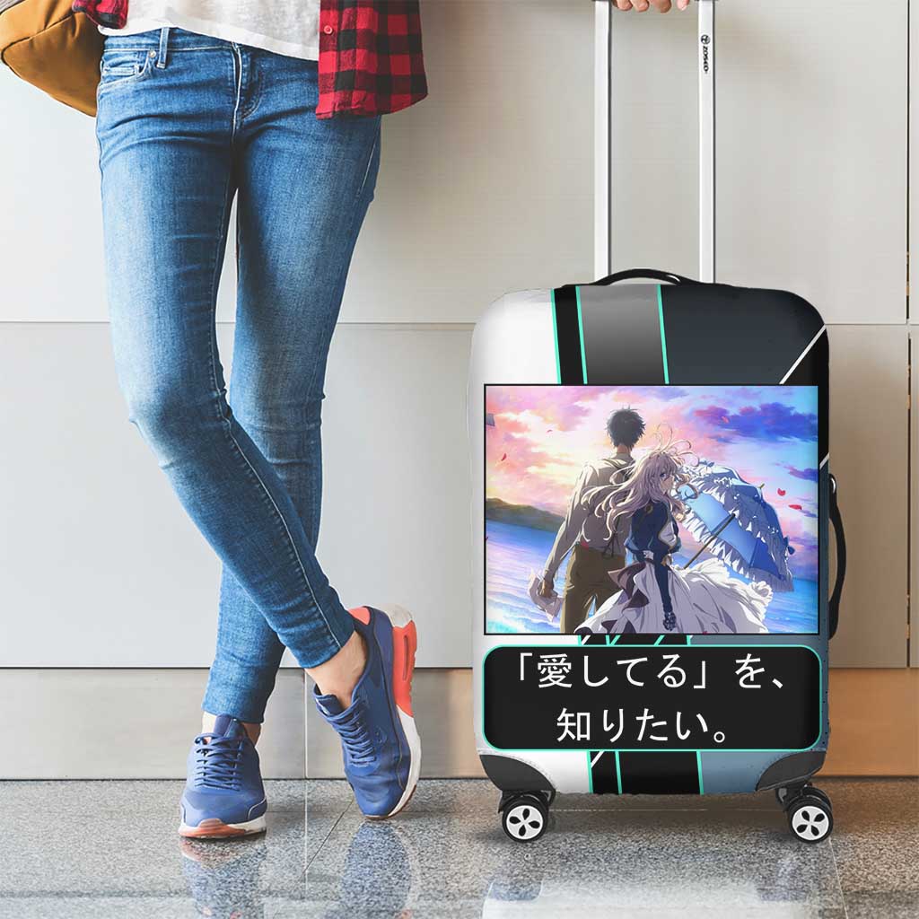 Violet Evergarden Luggage Cover Emotional Anime Romanticism Style