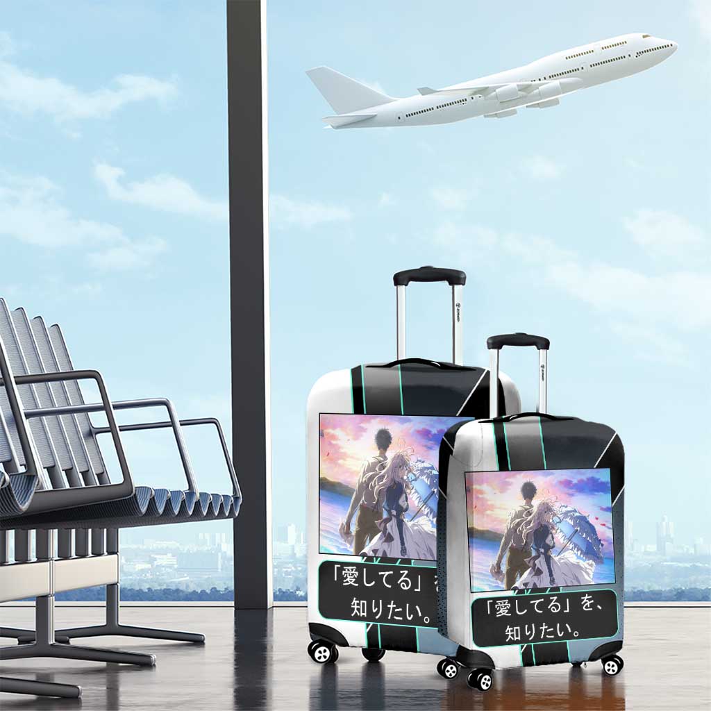 Violet Evergarden Luggage Cover Emotional Anime Romanticism Style