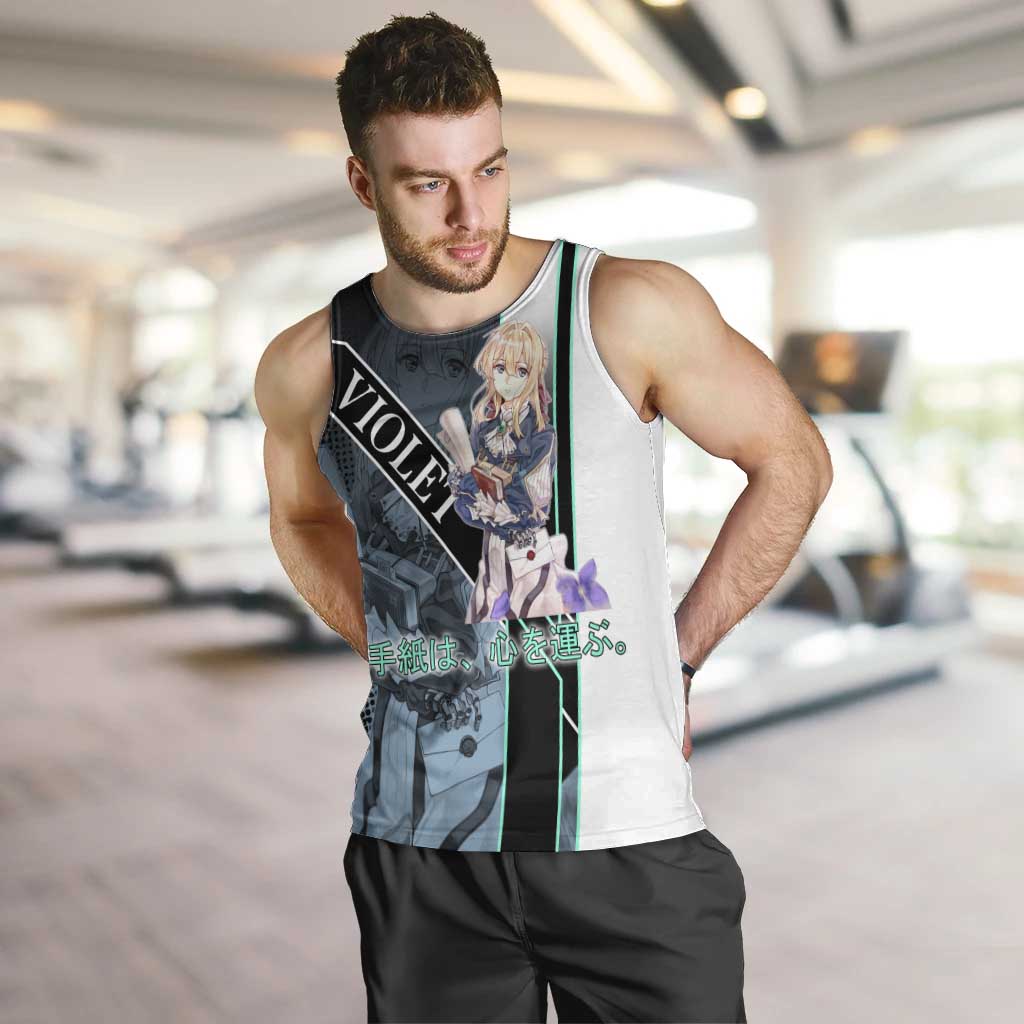 Violet Evergarden Men Tank Top Emotional Anime Romanticism Style