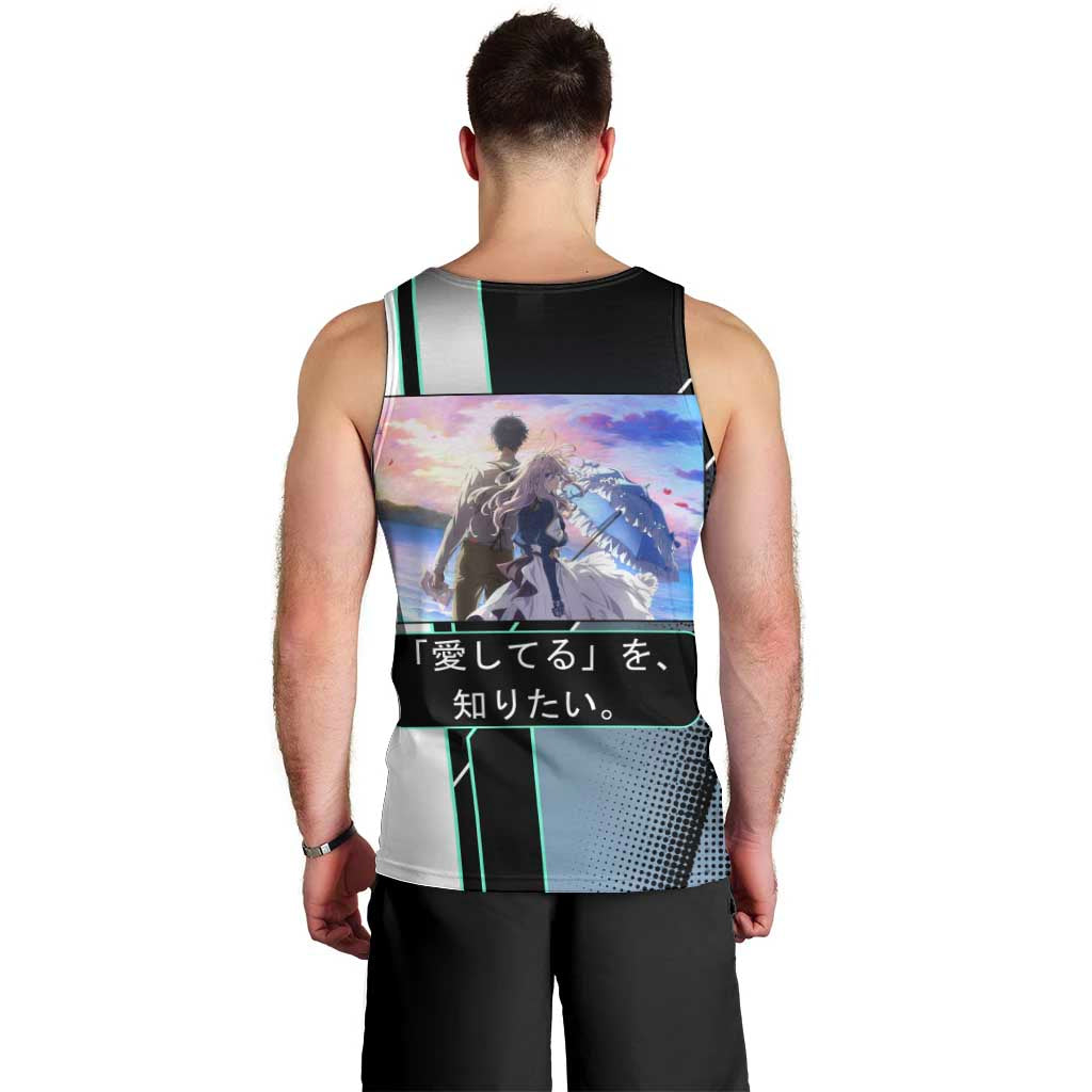 Violet Evergarden Men Tank Top Emotional Anime Romanticism Style