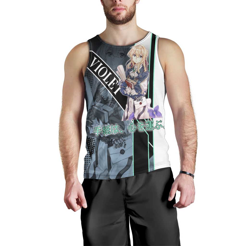 Violet Evergarden Men Tank Top Emotional Anime Romanticism Style