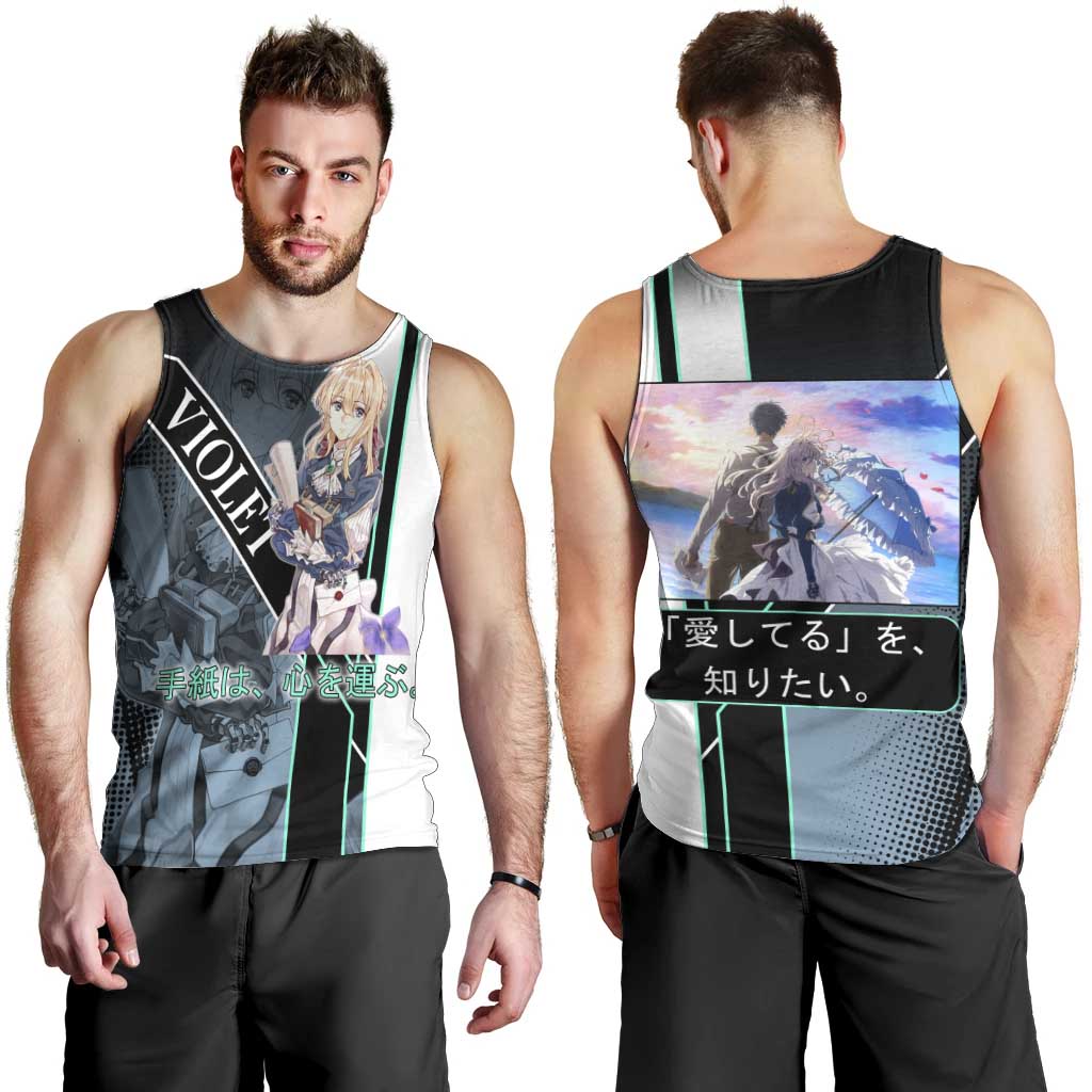 Violet Evergarden Men Tank Top Emotional Anime Romanticism Style