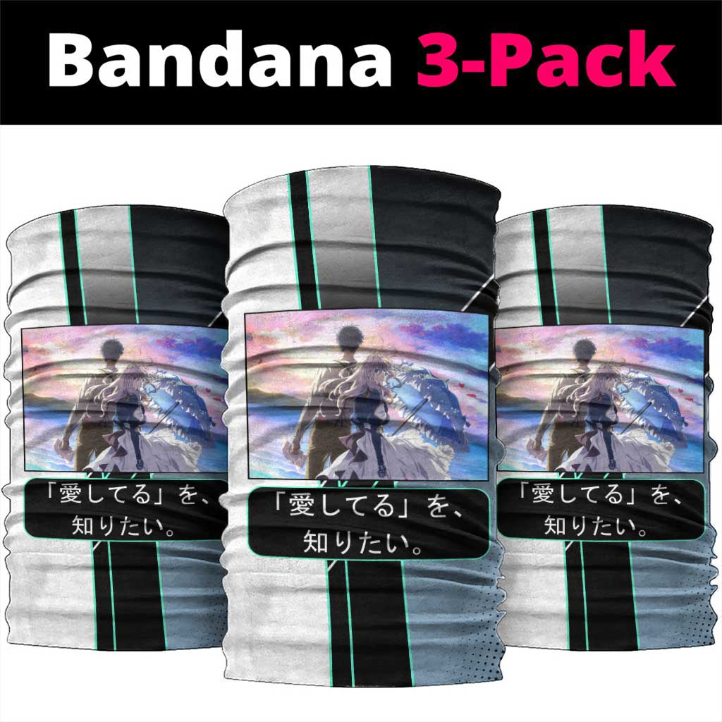 Violet Evergarden Neck Gaiter Emotional Anime Romanticism Style