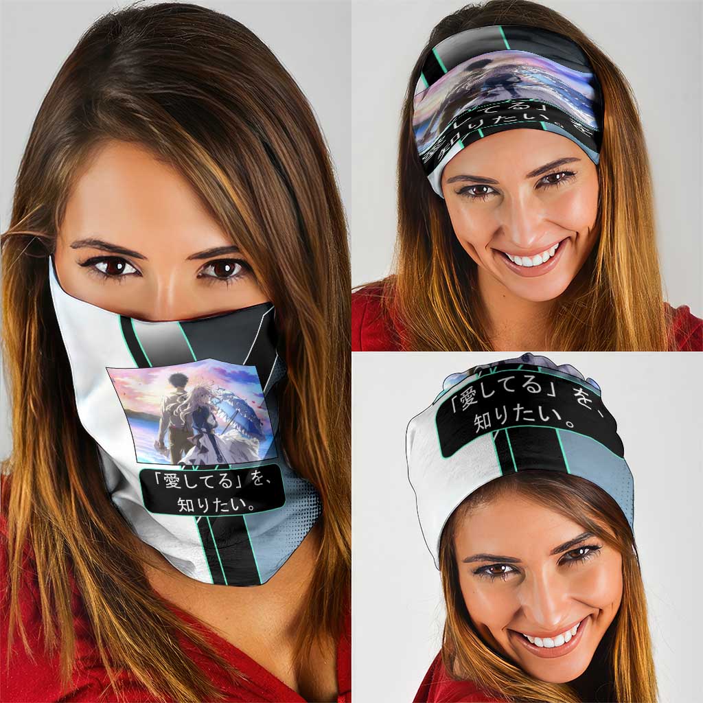Violet Evergarden Neck Gaiter Emotional Anime Romanticism Style