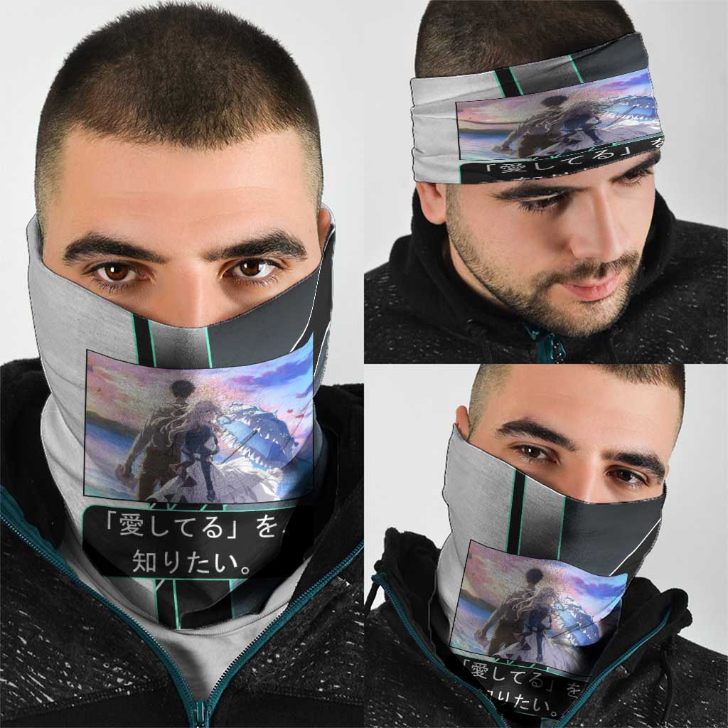 Violet Evergarden Neck Gaiter Emotional Anime Romanticism Style