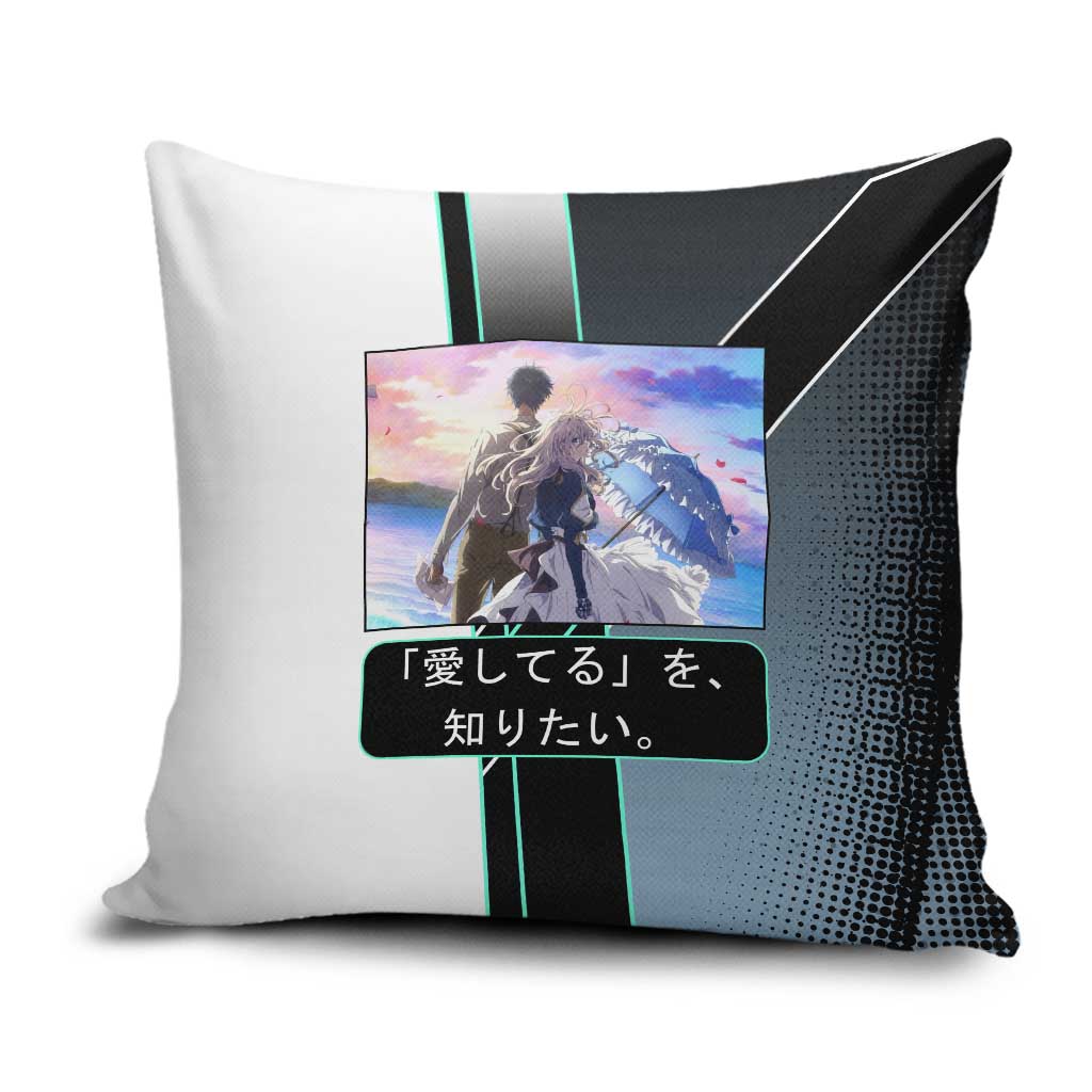 Violet Evergarden Pillow Cover Emotional Anime Romanticism Style