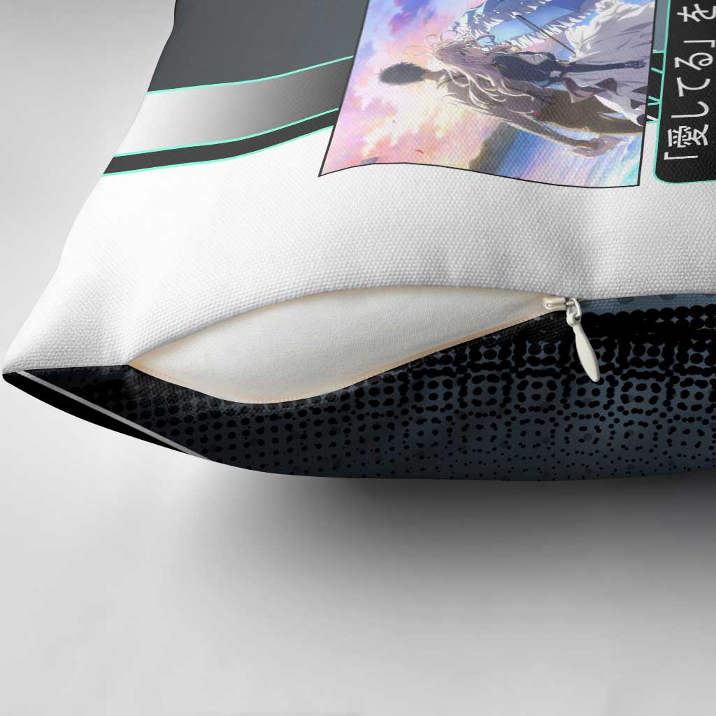 Violet Evergarden Pillow Cover Emotional Anime Romanticism Style