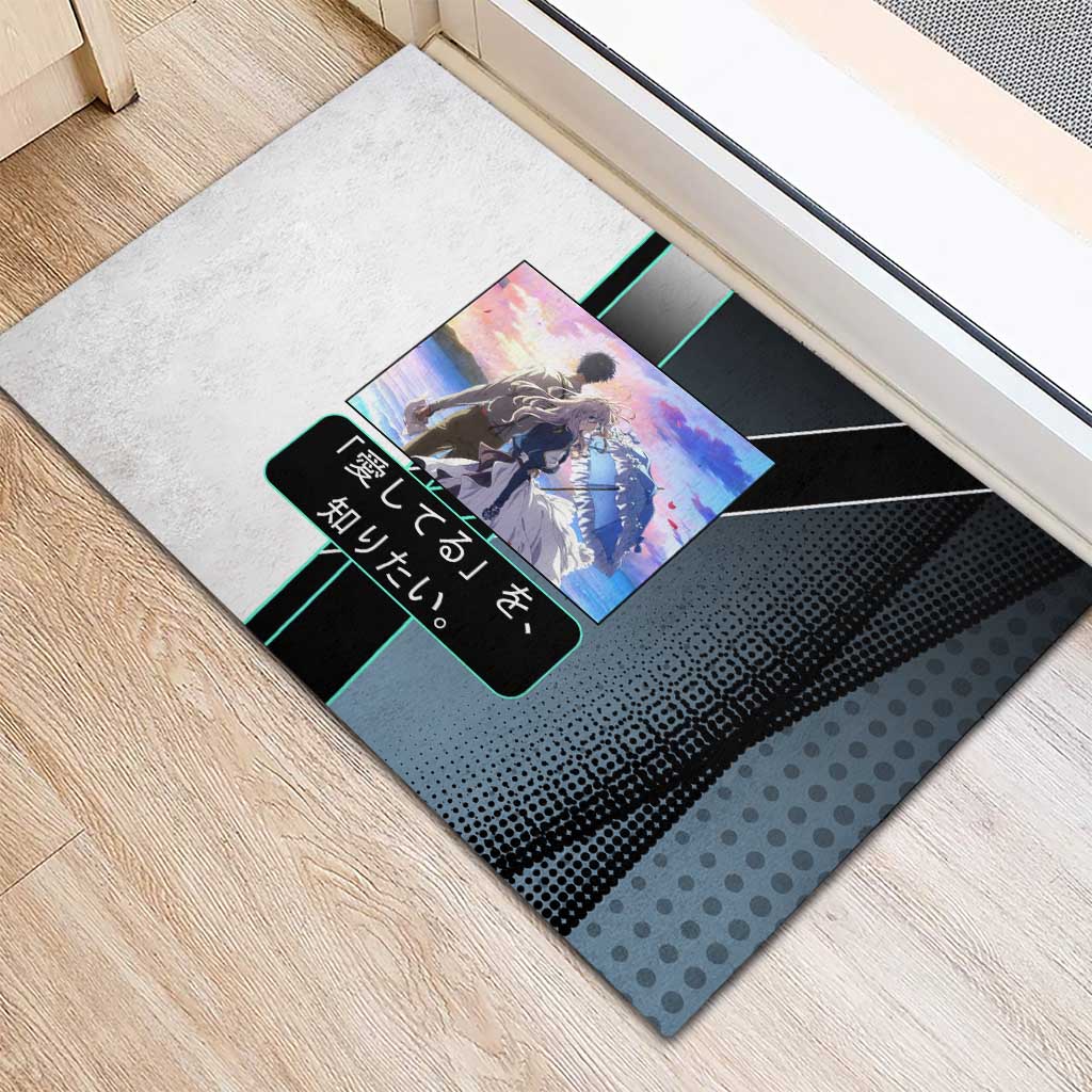 Violet Evergarden Rubber Doormat Emotional Anime Romanticism Style