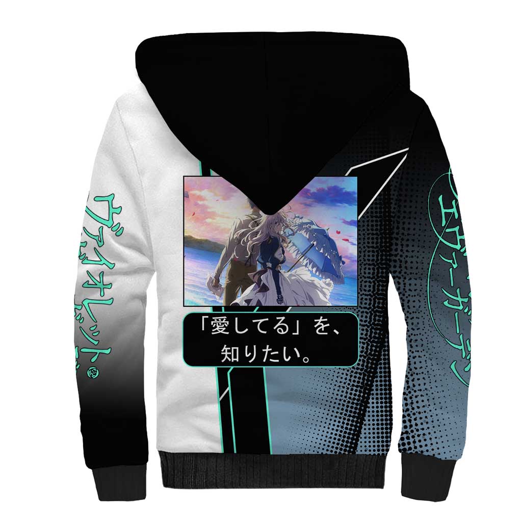 Violet Evergarden Sherpa Hoodie Emotional Anime Romanticism Style