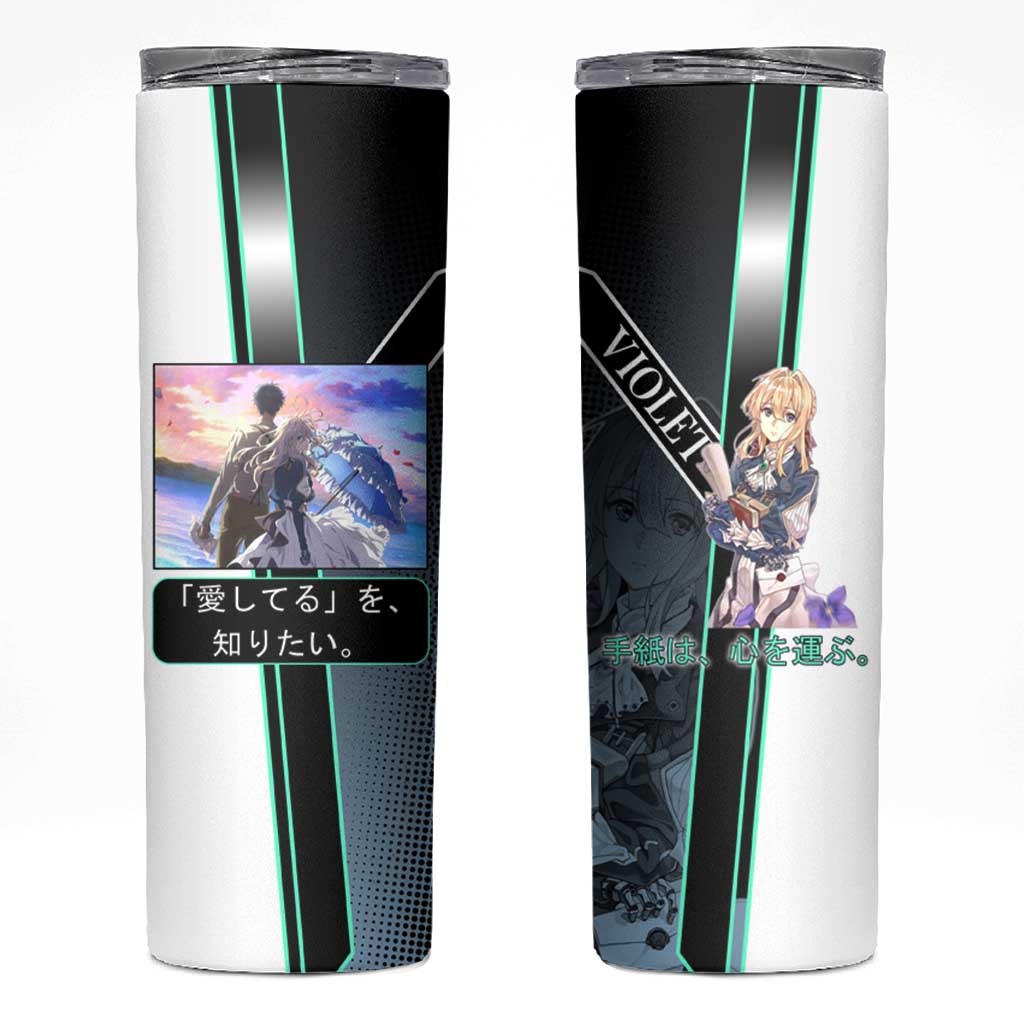 Violet Evergarden Skinny Tumbler Emotional Anime Romanticism Style
