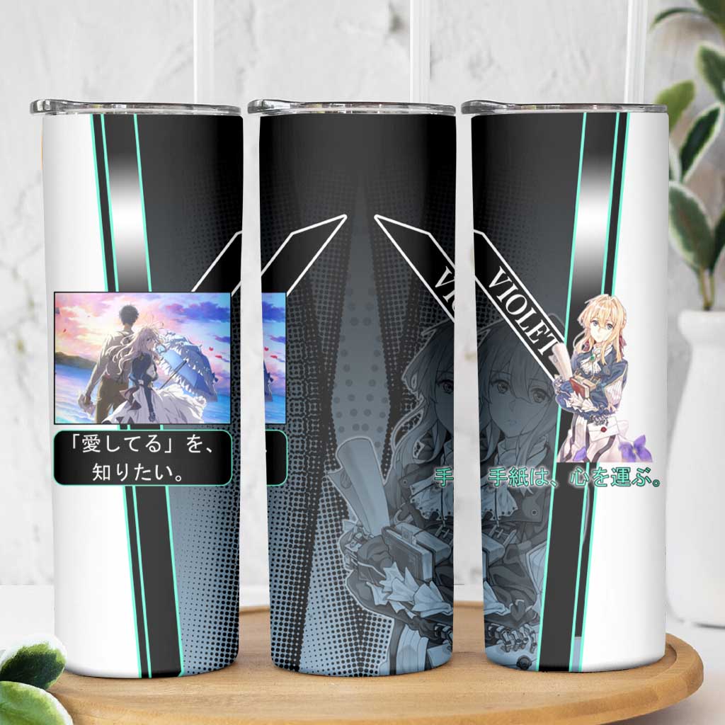 Violet Evergarden Skinny Tumbler Emotional Anime Romanticism Style